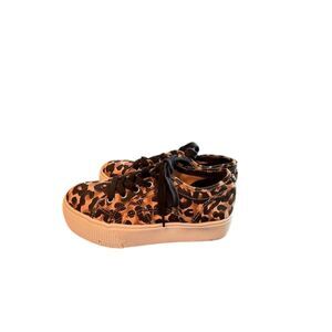 Steve Madden Emmi Women's Leopard Print Platform Sneakers Size 6M